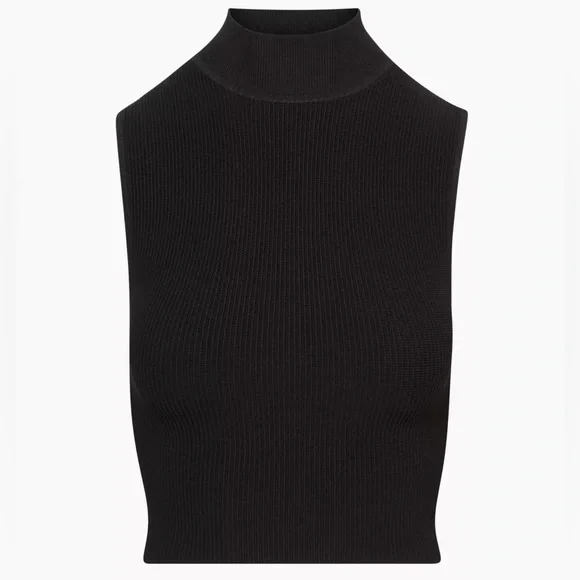 NWT Babaton Sculpt Knit Mockneck Tank - S - Picture 4 of 6